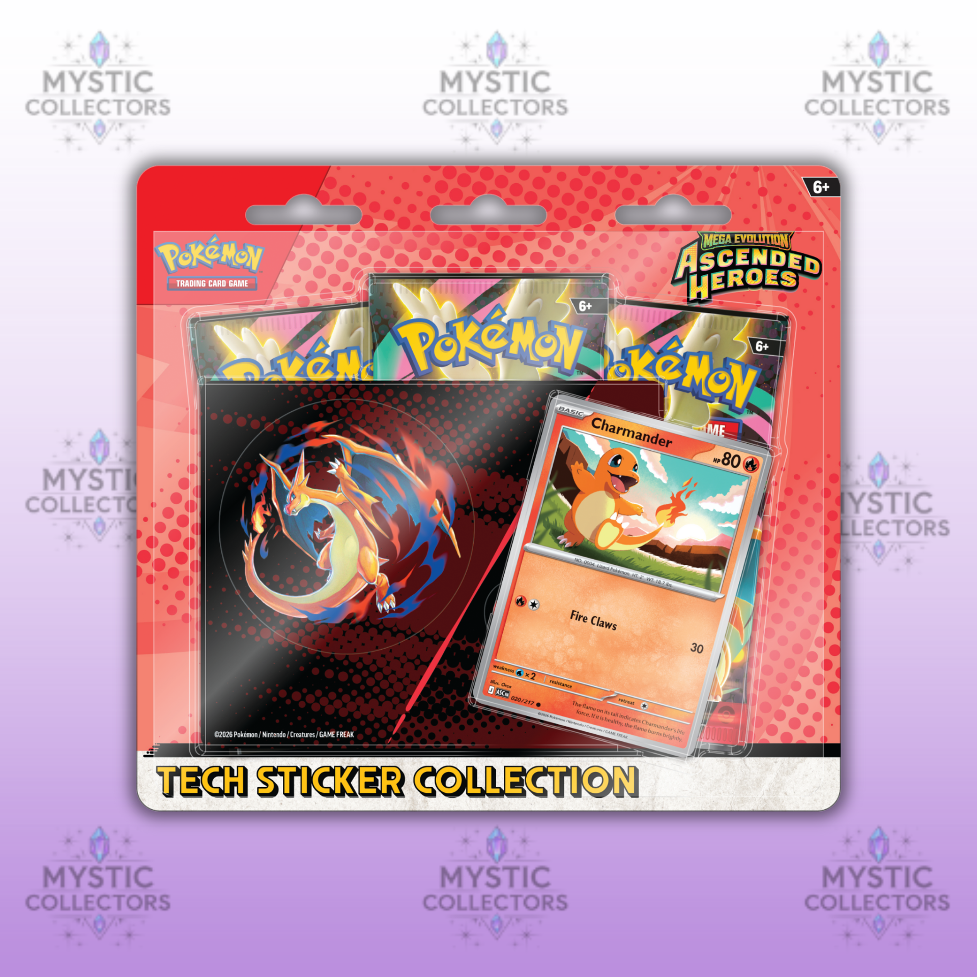 Pokémon TCG Ascended Heroes – Tech Sticker Blister: Charmander