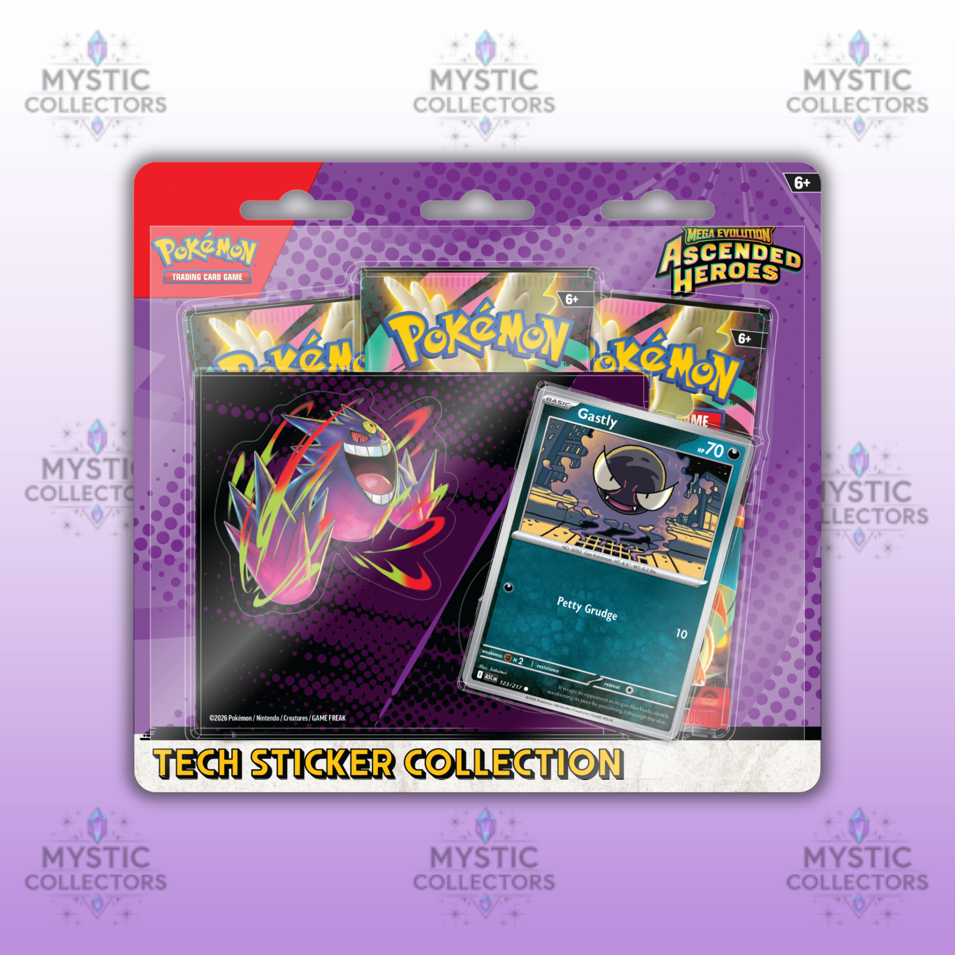 Pokémon TCG Ascended Heroes – Tech Sticker Blister: Gastly