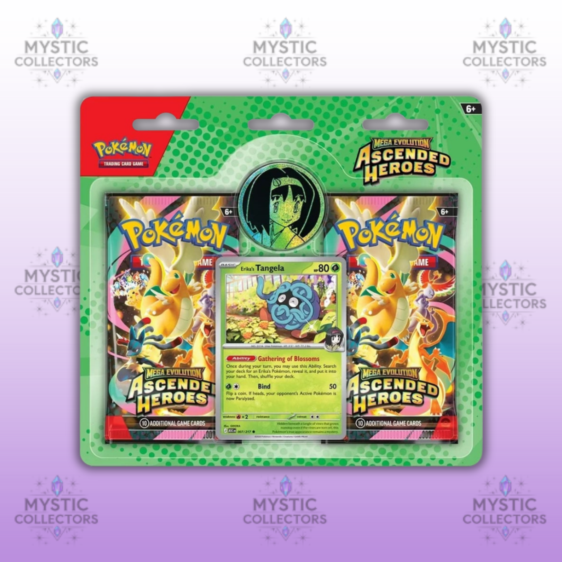 Pokémon TCG Ascended Heroes – 2-Pack Blister: Erika's Tangela
