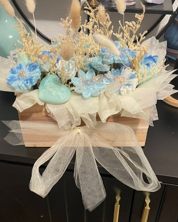 BOUQUET DE FONDANTS PARFUMES BLEU