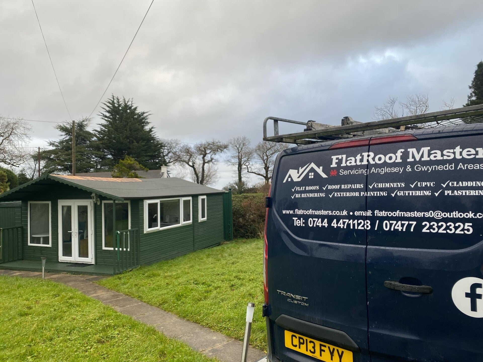 EPDM rubber roof installation in Anglesey