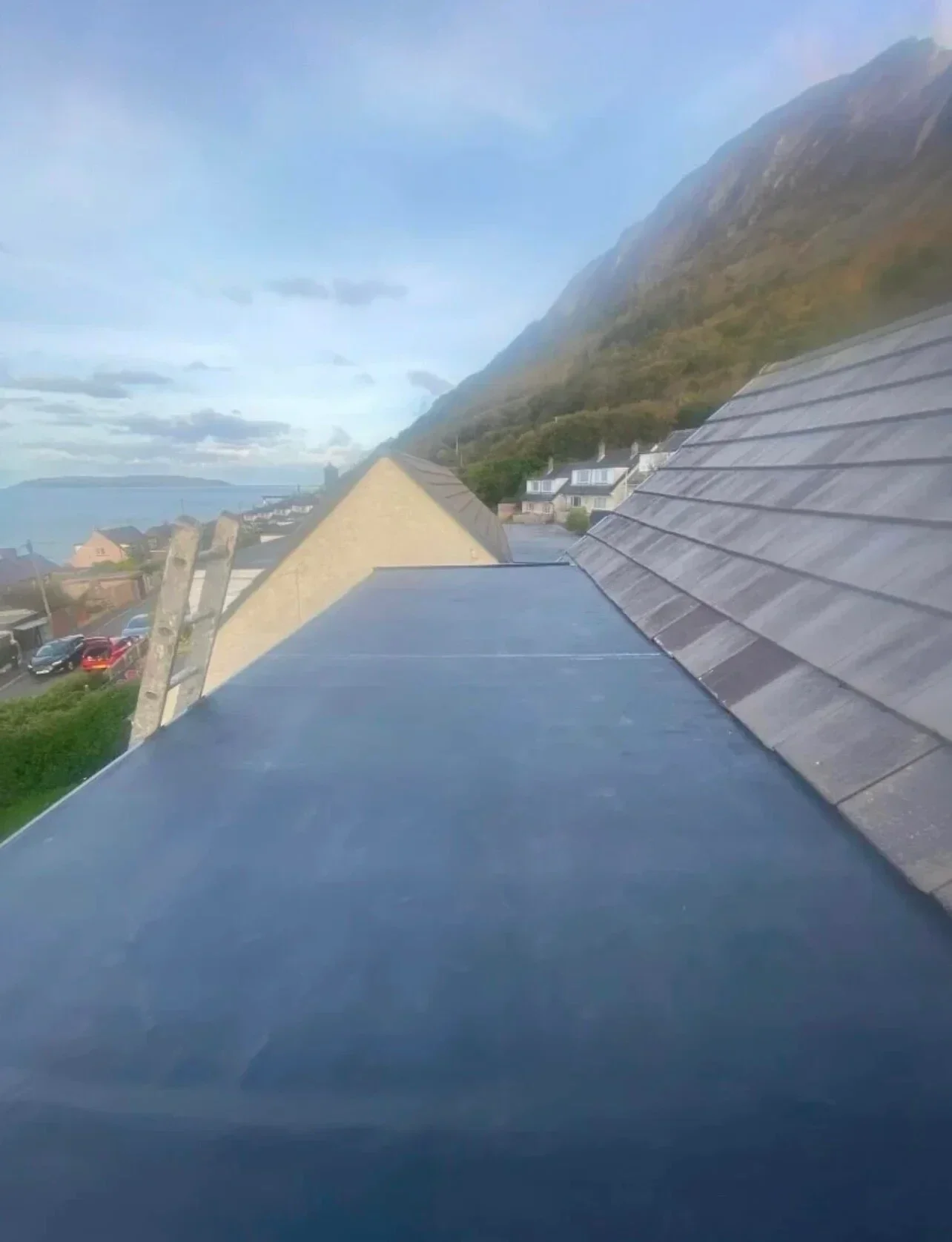 EPDM rubber roof installation in Anglesey