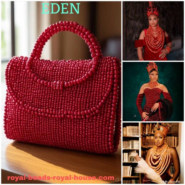 EDEN FULL PRINCESS , Royal bracelets & colliers ➕️ a free exotic bag 😍 - multiple beaded colliers - multiple bracelets - multiple waist beads - multiple anklets beads....=$6500,55