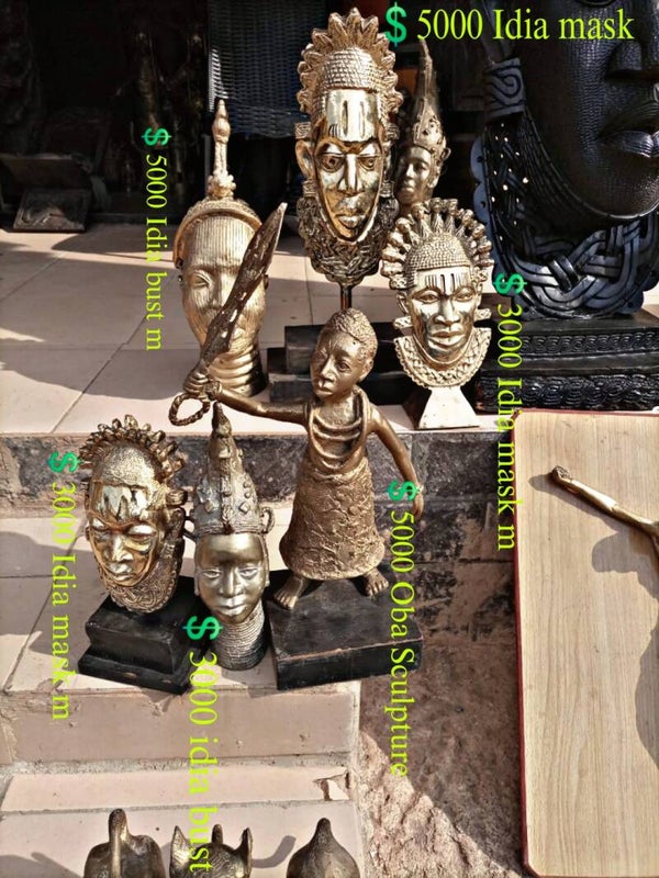 QUEEN IDIA BRONZE MASK BIG = €5000