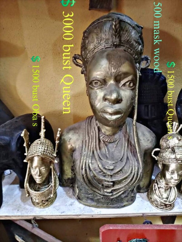 MEDIUM BRONZE BUST MEDIUM = €3000