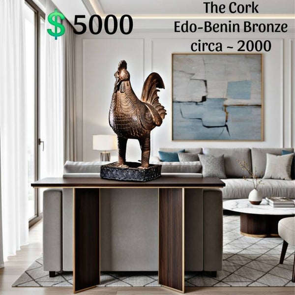 THE COCK Edo-Benin Bronze = €3000
