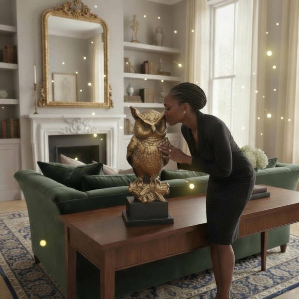 Owl 🦉 Bronze Statue Small Size = € 1500