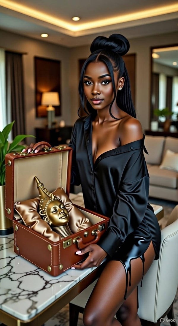 Queen Idia Bronze Bust Masterpiece Large = €5000 €