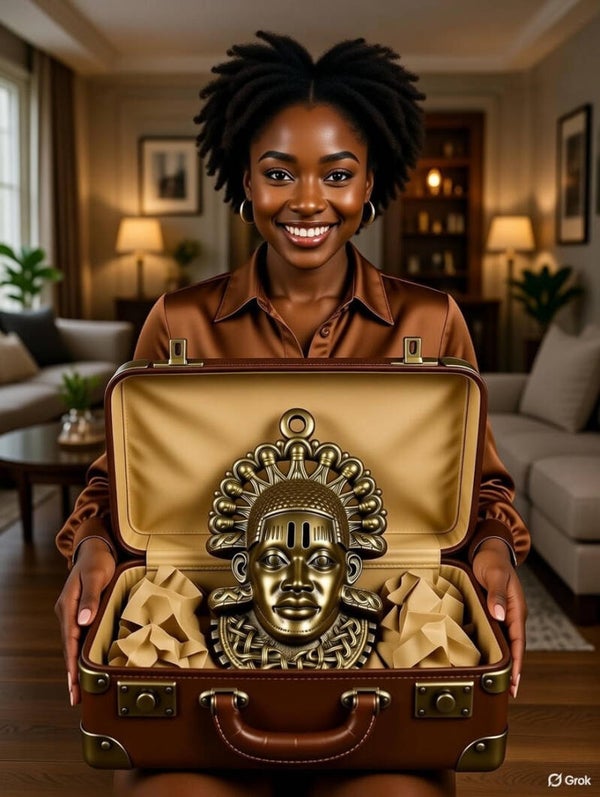 Queen Idia Bronze Mask Small,Circa ~Circa 2020 = €1500