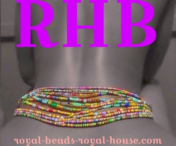 EDO PRINCESS waist beads  Ileke, ibebe idi, Jigida, and Lagidigba =  €1350,66