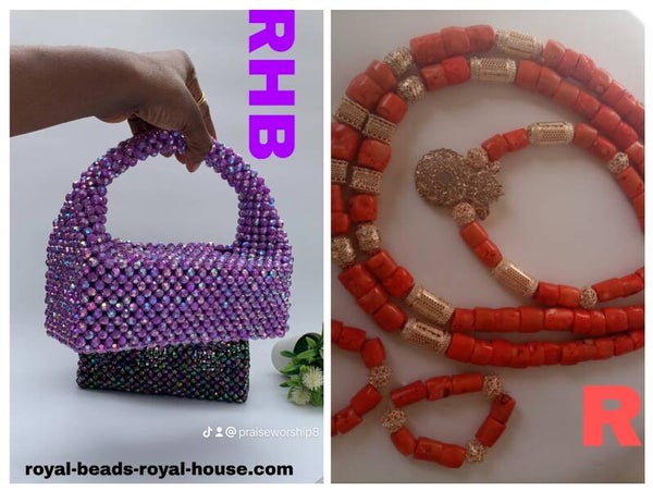FOR THE PRICE OF ONE  ‼️‼️ First order, First serve, I mean very limited edition   LIMITED CHRISTMAS 🎄 EDITION  A SET OF ROYAL BEADS  ➕️ PACAGE IN A ROYAL BAG  ROYAL BEADS ➕️ UNIQUE ROYAL BEAD BAG = same price  HURRY HURRY HURRY ‼️‼️ 👇👇👇= €4050,67