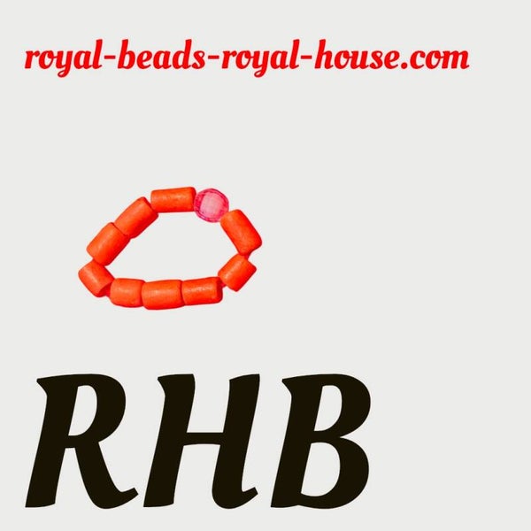 BIG CYLINDER diamond - 1  RED Royal hand(bracelet)BEADS,  ( men, women. Children) = €96.21