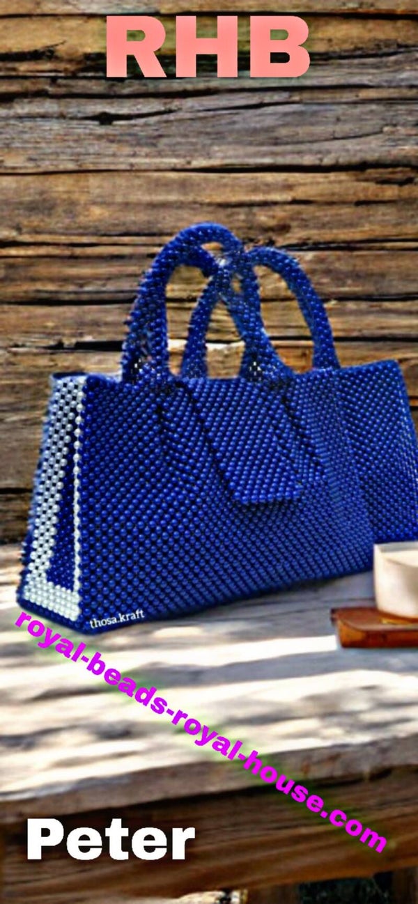 THE AGBAVBOKO SHOPPER, absolutely gorgeous stylish beaded bag = €3775,80