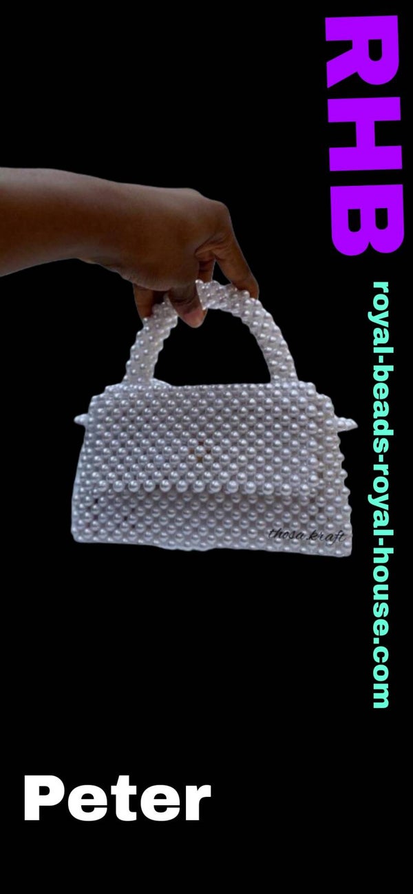 THE AGBAVBOKO EMOTAN ENVELOPPE, absolutely gorgeous stylish beaded bag = €3450,99