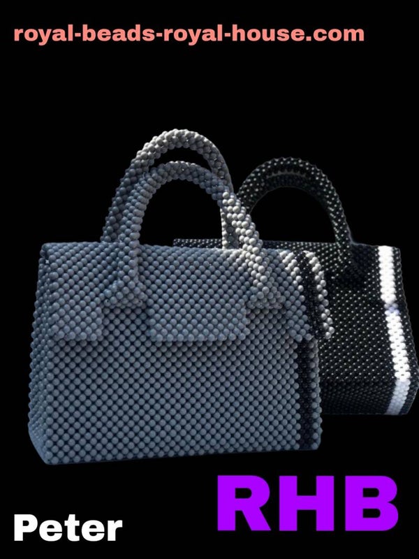 THE AGBAVBOKO MINI TOTE A , absolutely gorgeous stylish beaded bag = €2800,44