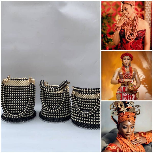 AGBAVBOKO-IYAYIOTA (SMALL) beautiful elegant exotic ➕️ FULL PRINCESS royal bracelets & colliers=  € 3000,30