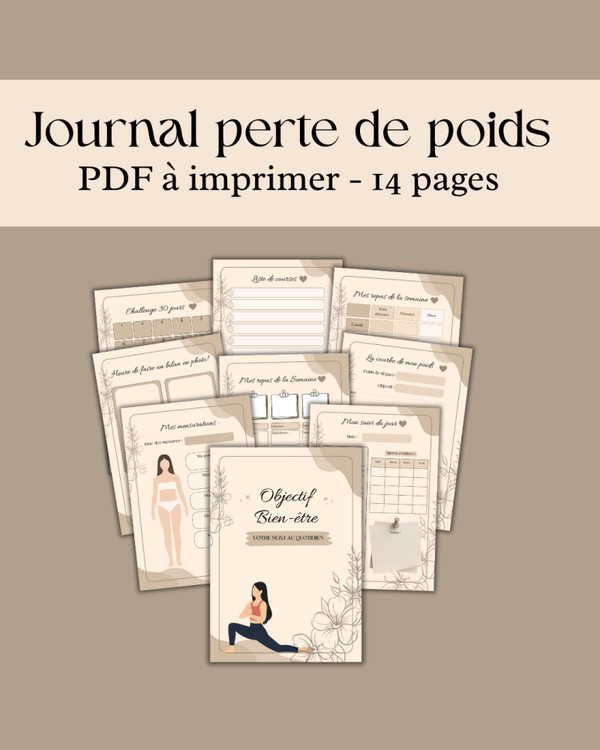 PDF Journal Perte de Poids, Bien-Être
