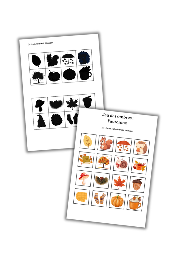 Jeu d’ombres – Spécial Automne