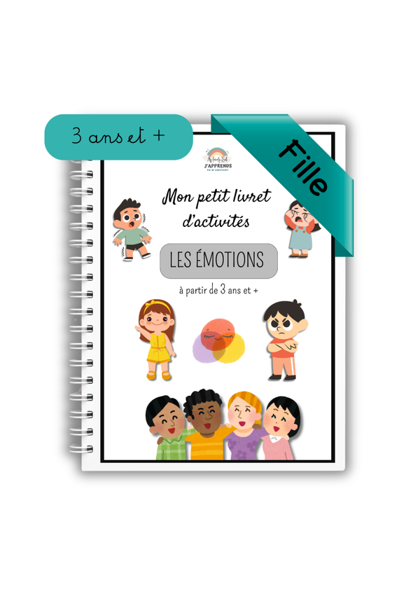 Livret d’activités Mes Émotions – Modèle Fille