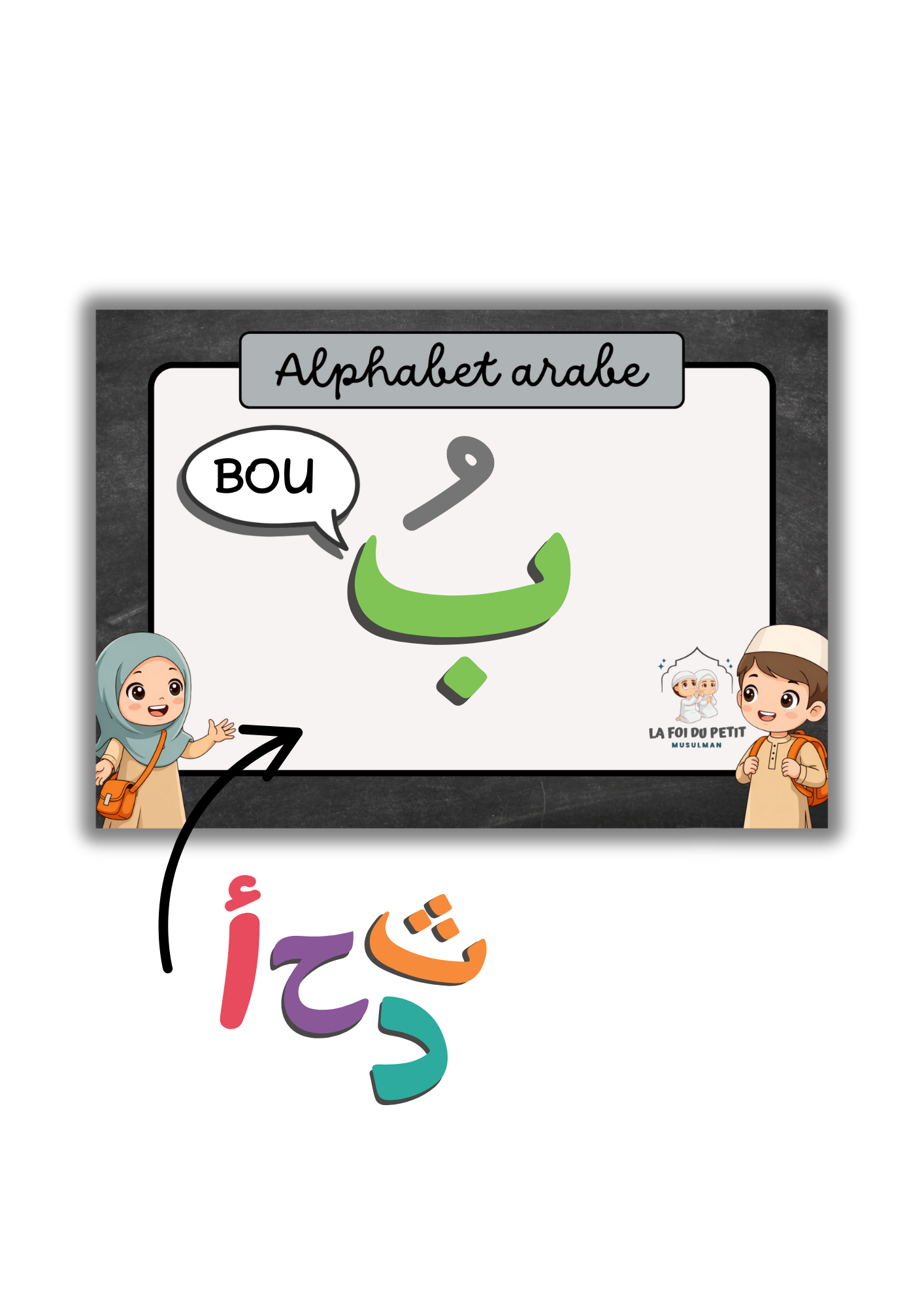 PDF Support pédagogique enfant – Apprendre à lire l’alphabet arabe - Modèle 2