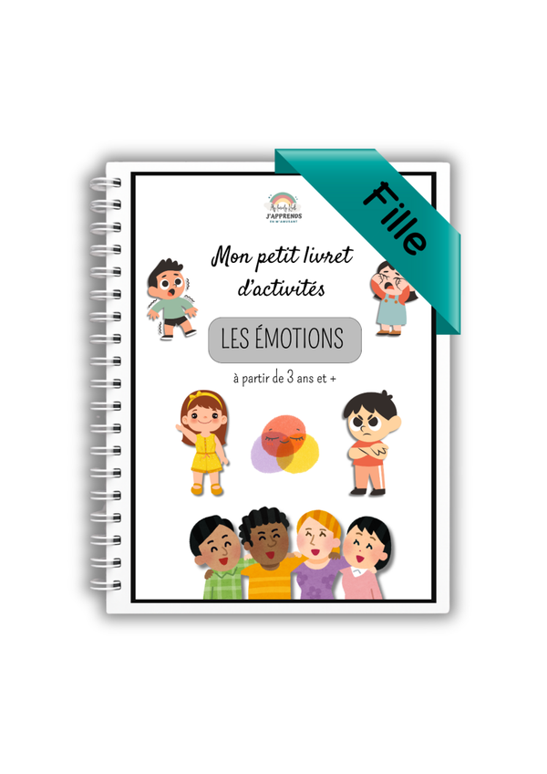 PDF Livret d’activités Mes Émotions – Modèle Fille