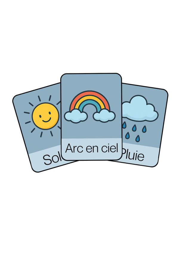 PDF Étiquettes éducatives pour enfants – La météo