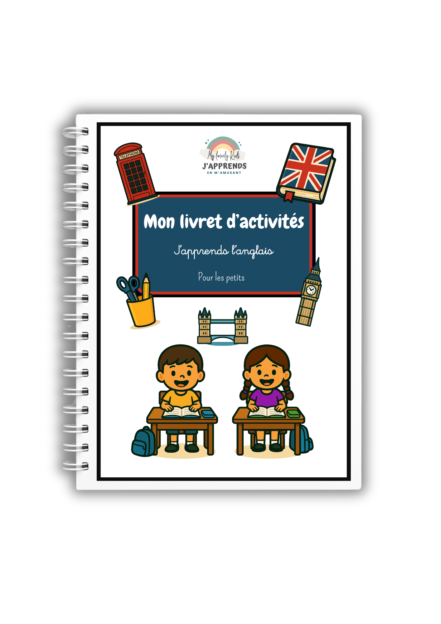 Livret d’activités bilingue – J’apprends l’Anglais 🇬🇧