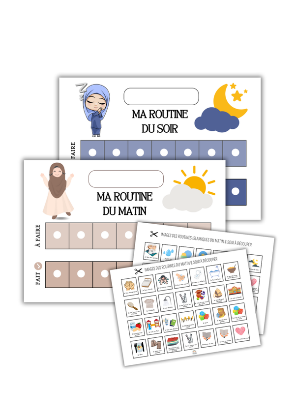 PDF Pack routine du Soir & Matin de la Petite Musulmane