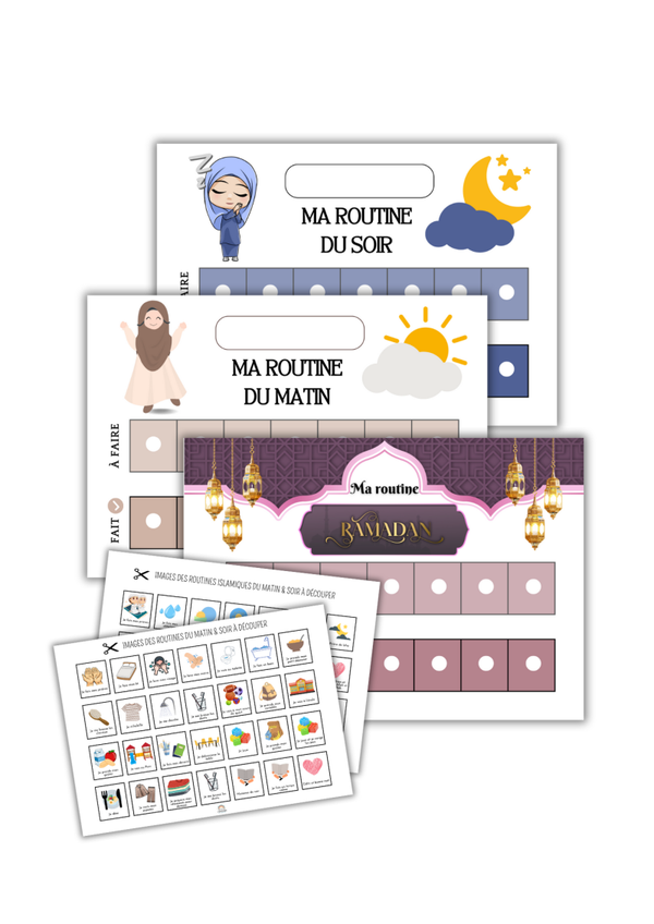 PDF Pack routine du Soir & Matin de la Petite Musulmane + Routine Ramadan