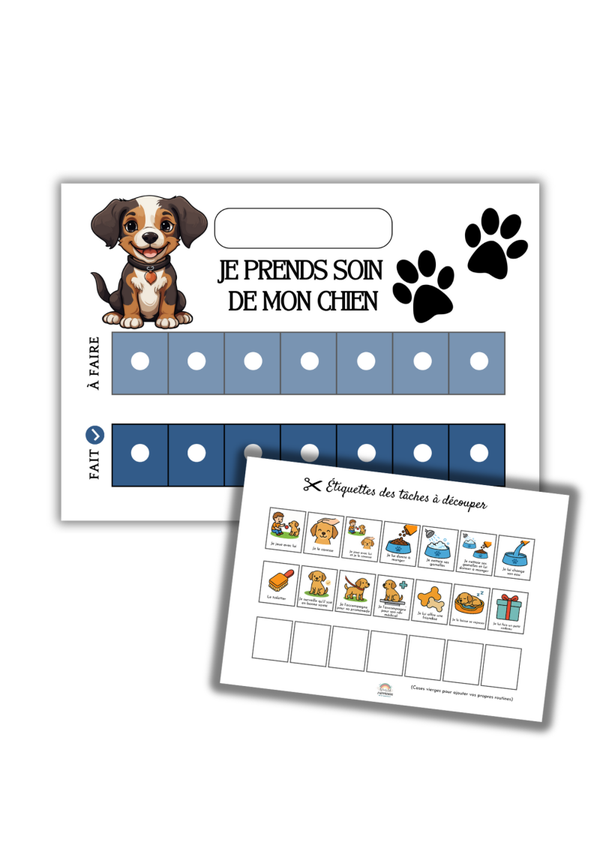 PDF Mon tableau de responsabilités – Je m’occupe de mon chien