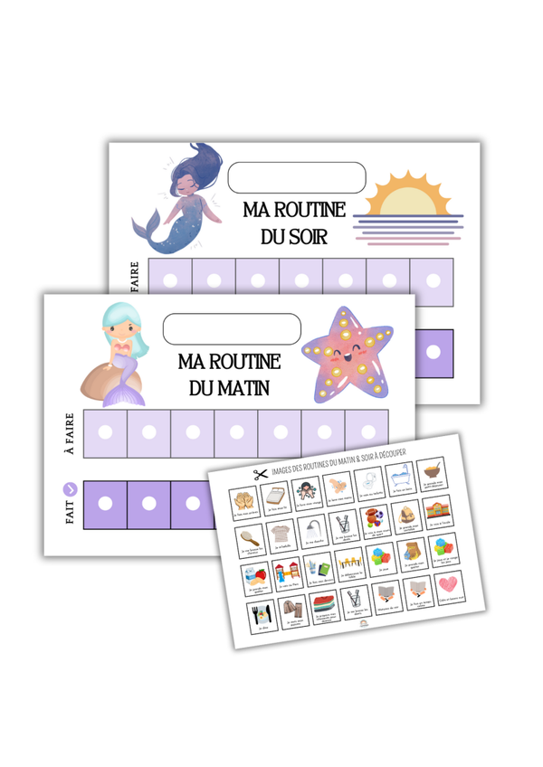 PDF Pack routine enfant : sécurité, autonomie et gestion du temps