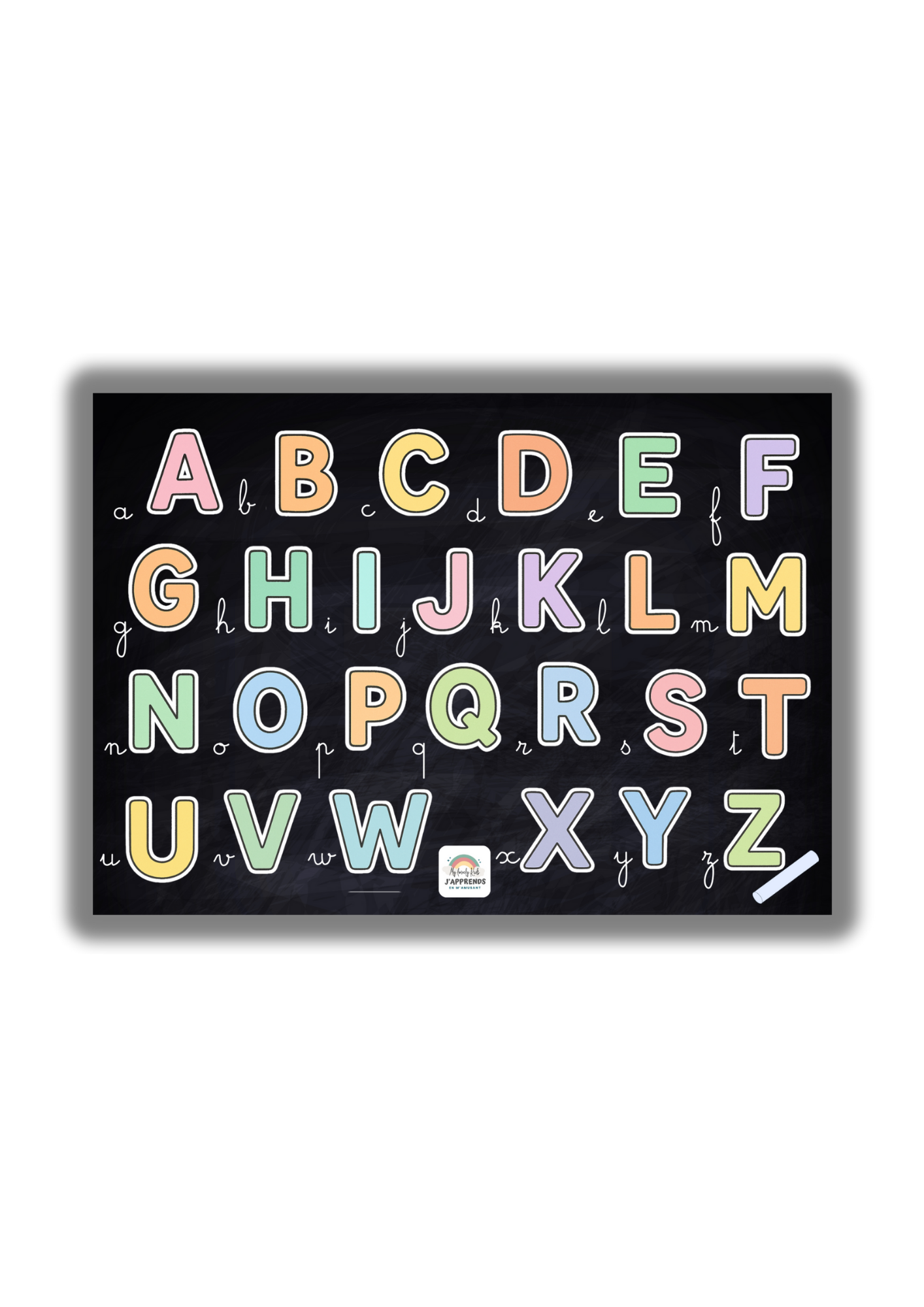 Support éducatif alphabet 🌈