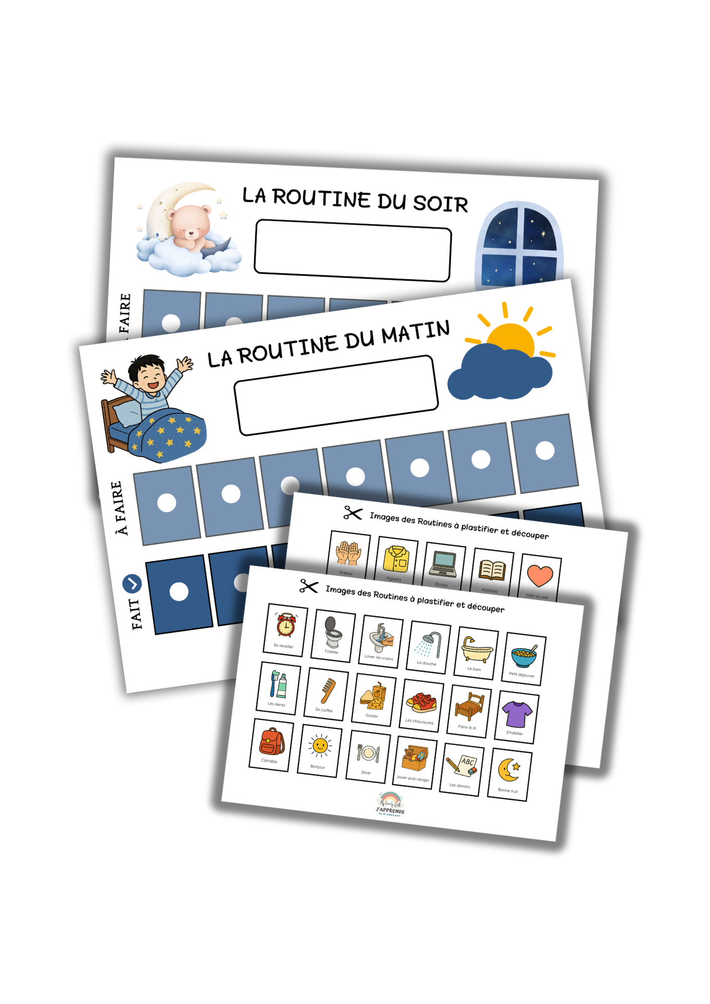 PDF Pack routine enfant : sécurité, autonomie et gestion du temps