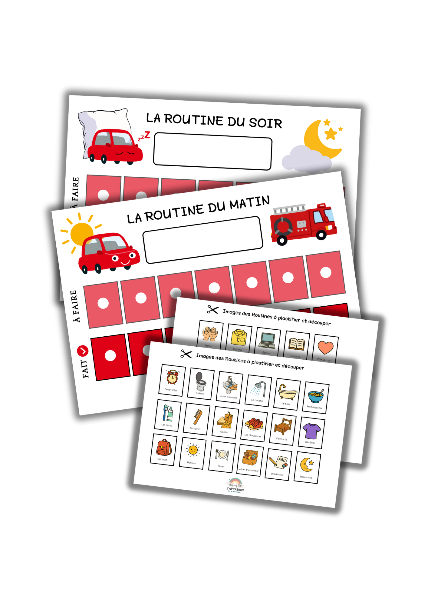 PDF Pack routine enfant : sécurité, autonomie et gestion du temps