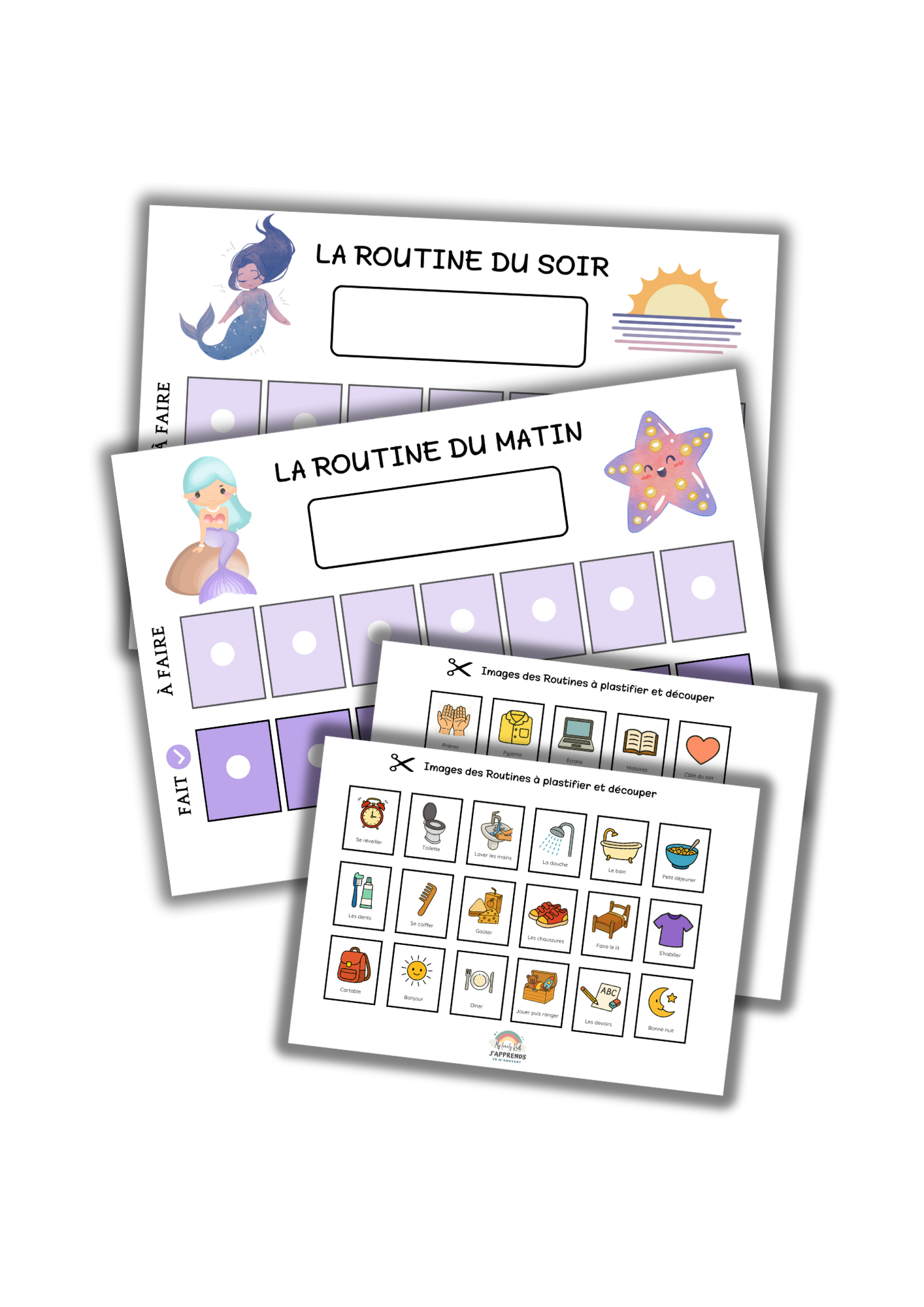 PDF Pack routine enfant : sécurité, autonomie et gestion du temps