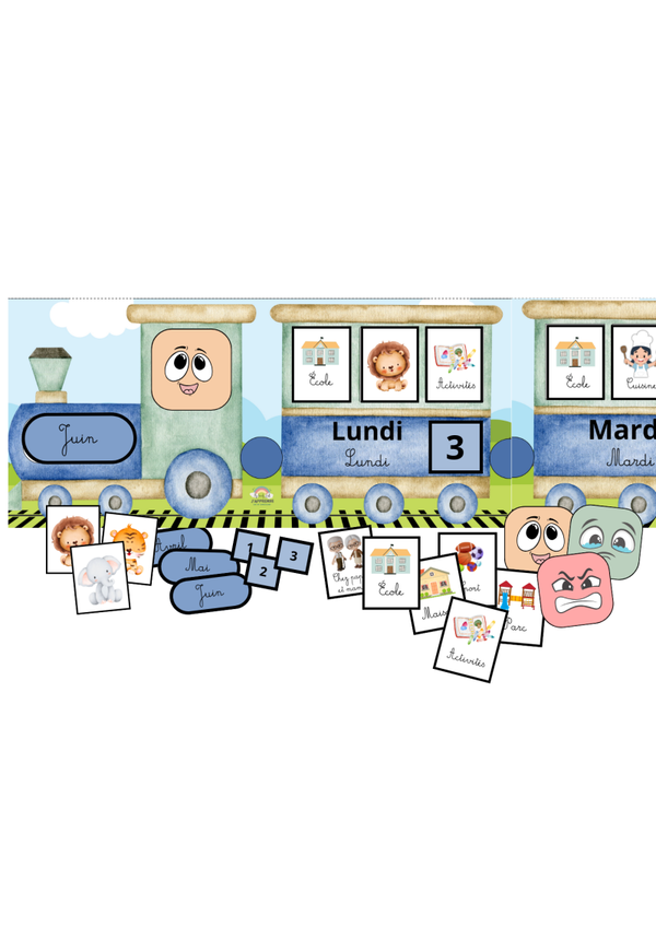 PDF Mon Train de la Semaine (Maternelle)
