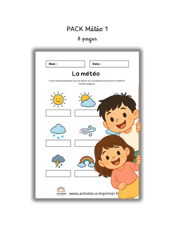PDF Pack La météo 1