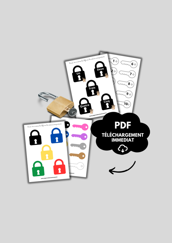 PDF Associer couleurs et chiffres