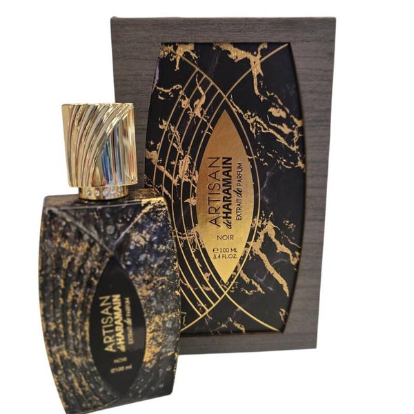 ARTISAN DE HARAMAIN NOIR — AL HARAMAIN | PERFUME UNISEX · CÍTRICO, FRESCO Y AMADERADO · EXTRACTO DE PERFUME · 100 ML