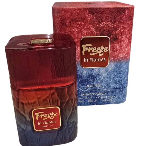 FREEZE IN FLAMES — RIIFFS | UNISEX · AFRUTADO, FRESCO Y AROMÁTICO · EXTRAIT DE PARFUM 100 ML
