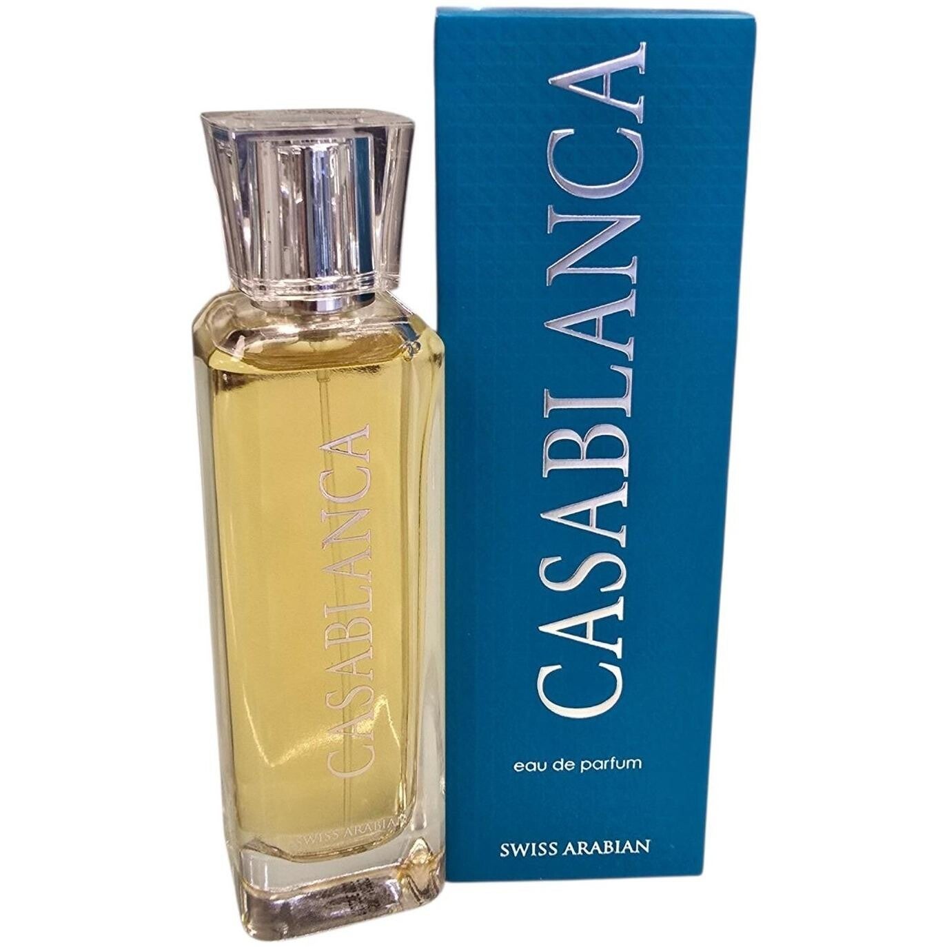 CASABLANCA — SWISS ARABIAN | PERFUME UNISEX · AFRUTADO, AMBARADO Y AMADERADO · EAU DE PARFUM · 100 ML