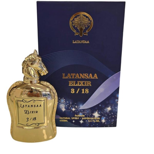 ELIXIR 3/18 — LATANSAA | PERFUME UNISEX · AROMÁTICO, AVAINILLADO Y TABACADO ·  PARFUM · 100 ML
