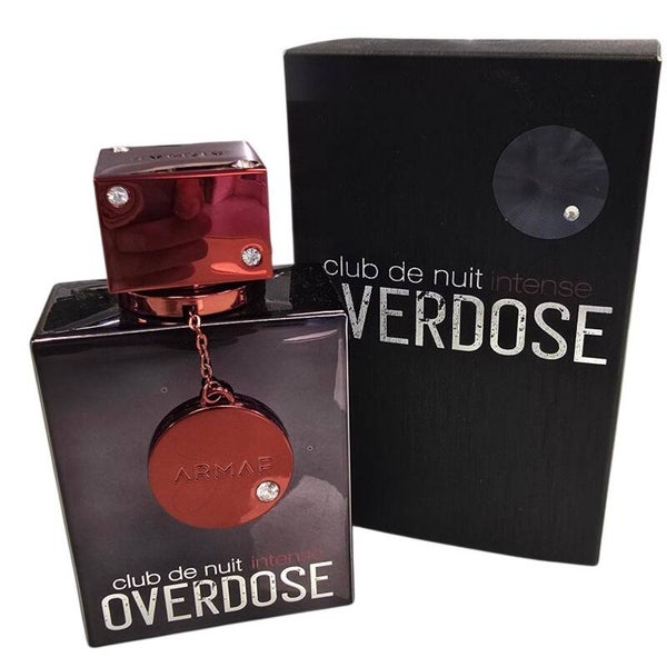 CLUB DE NUIT INTENSE OVERDOSE — ARMAF | PERFUME MASCULINO · CÍTRICO, AFRUTADO Y AMBARADO · EXTRACTO DE PERFUME