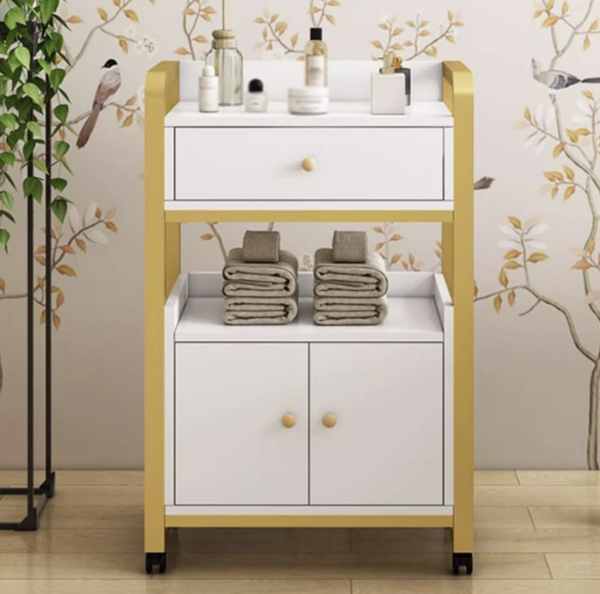 Carrito de Peluquería con Ruedas – Almacenamiento y Comodidad para Profesionales