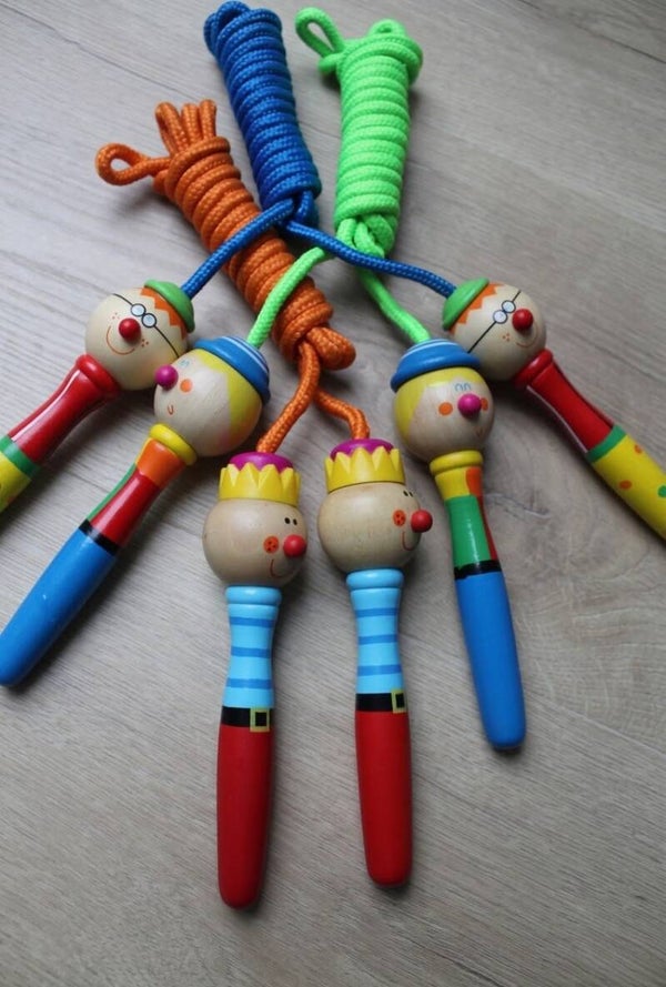 Corde à sauter en bois - Garçon