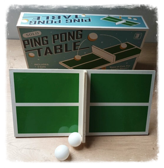 Jeu de tennis de table en solo