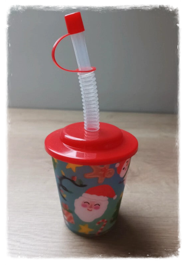 Gobelet paille Noël