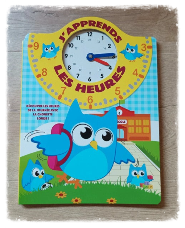 Livre J'apprends les heures