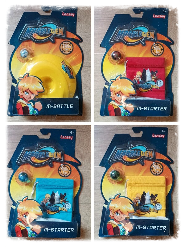 Ensemble 4 jeux Marblegen Lansay