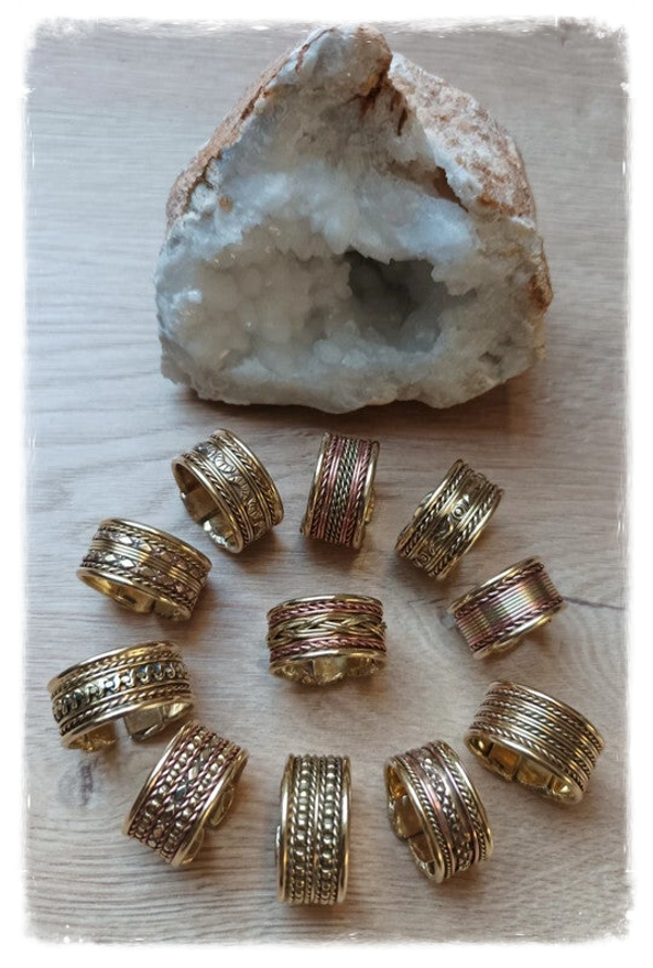 Bague en cuivre réglable